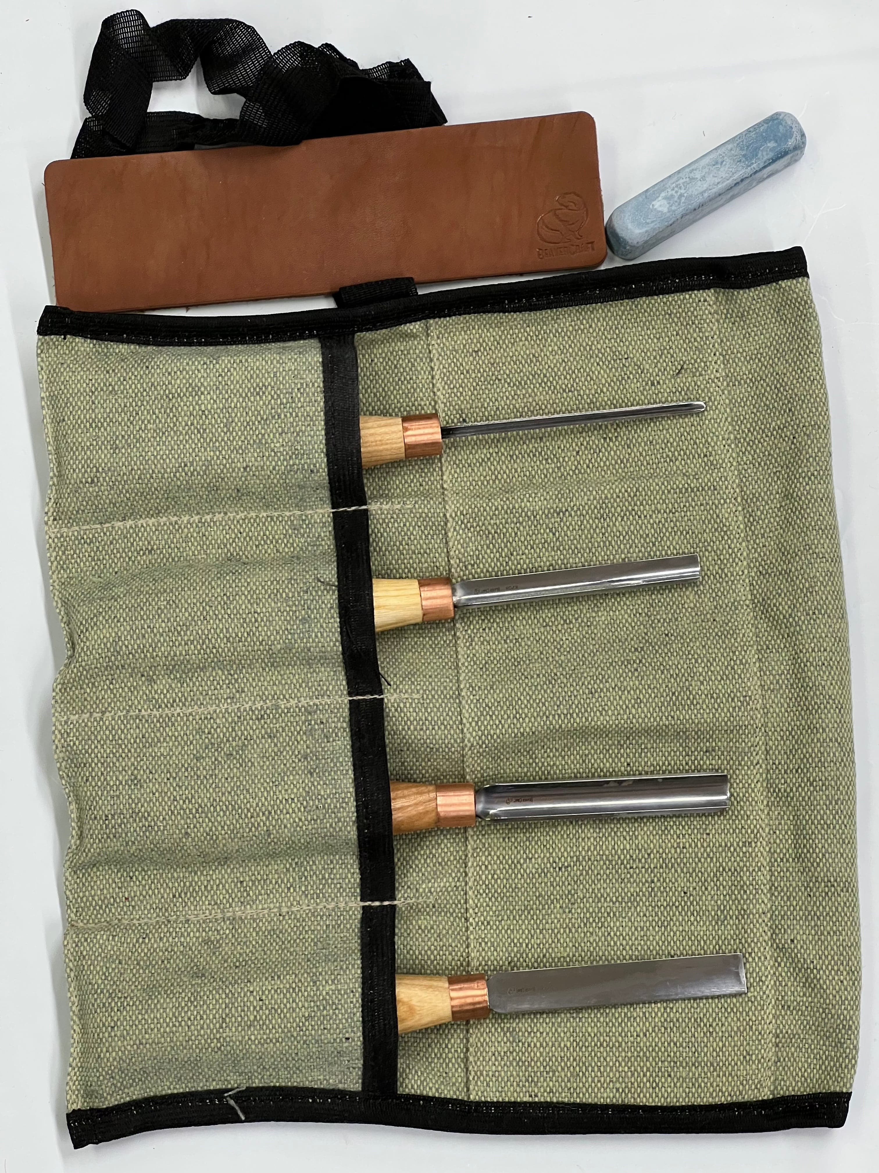 Set de gouges à sculpter SC02 de Beaver Craft, 4 pièces