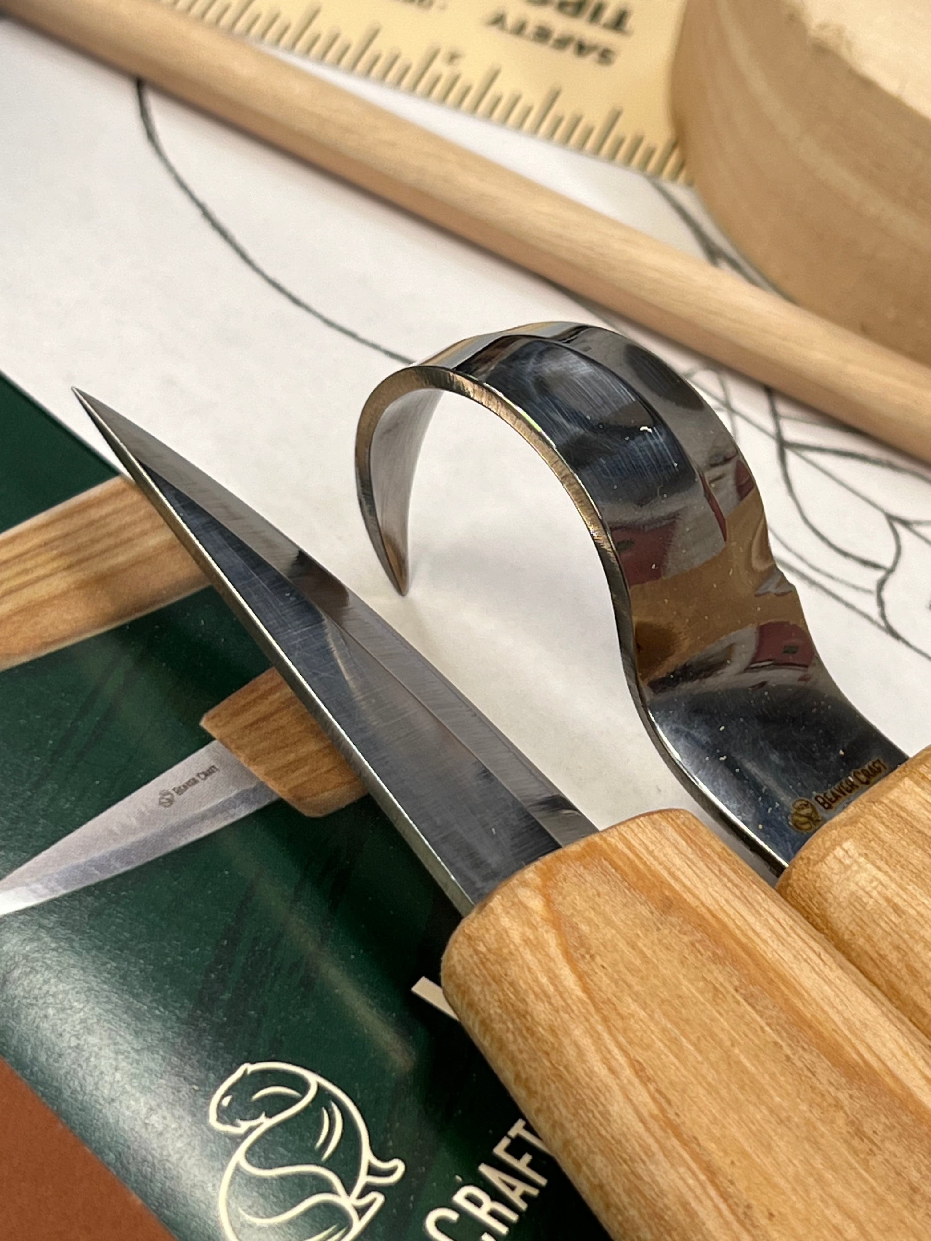 Kit de sculpture sur bois DIY04 Cuillère de l'amour