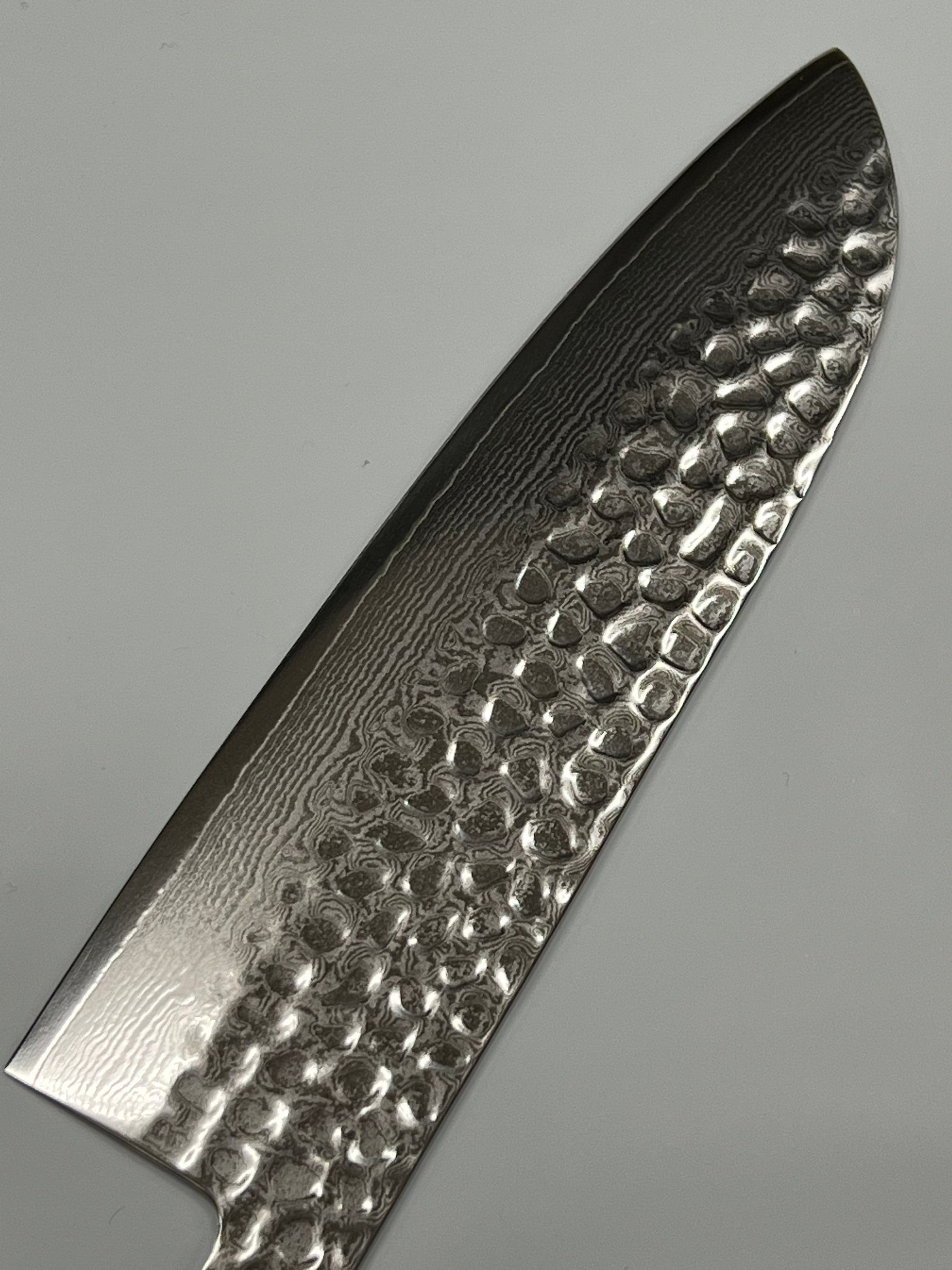 Couteau Santoku 170 VG10 forgé à la main, lame japonaise