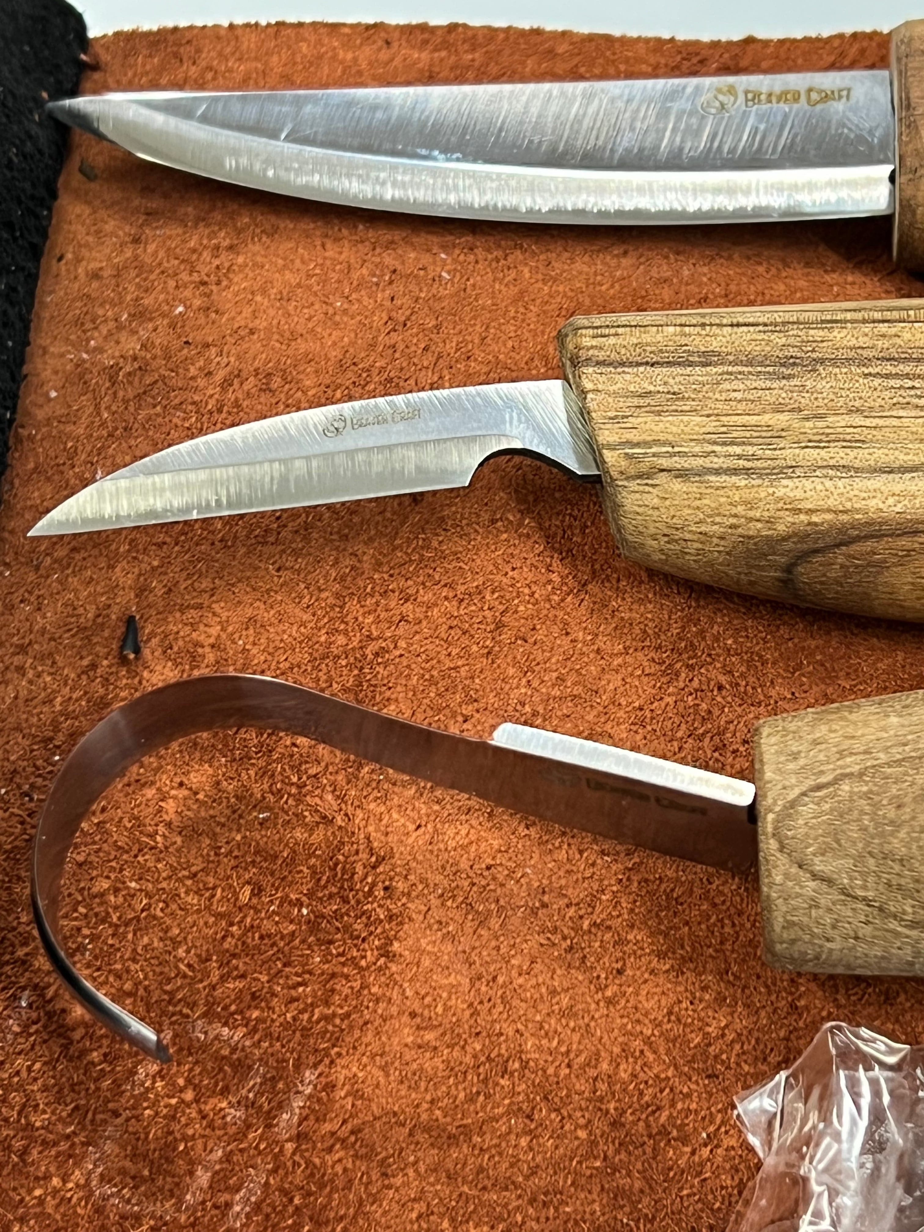 Kit de sculpture sur bois en cuir S13X Beaver Craft