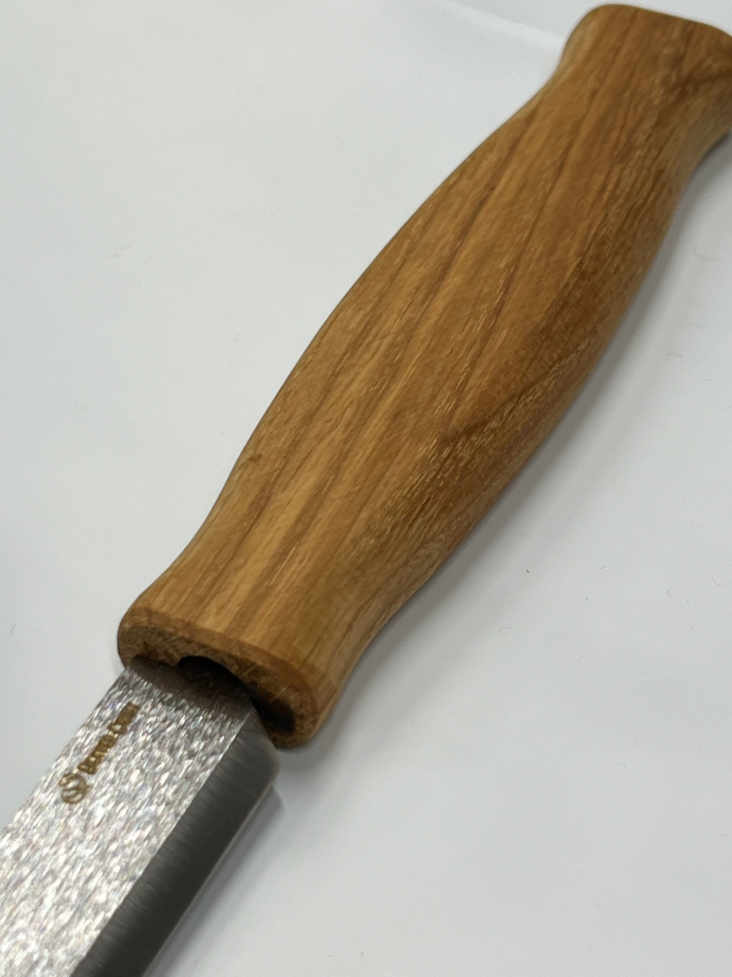 Couteau à sculpter 120 mm avec étui en cuir (DK1S)