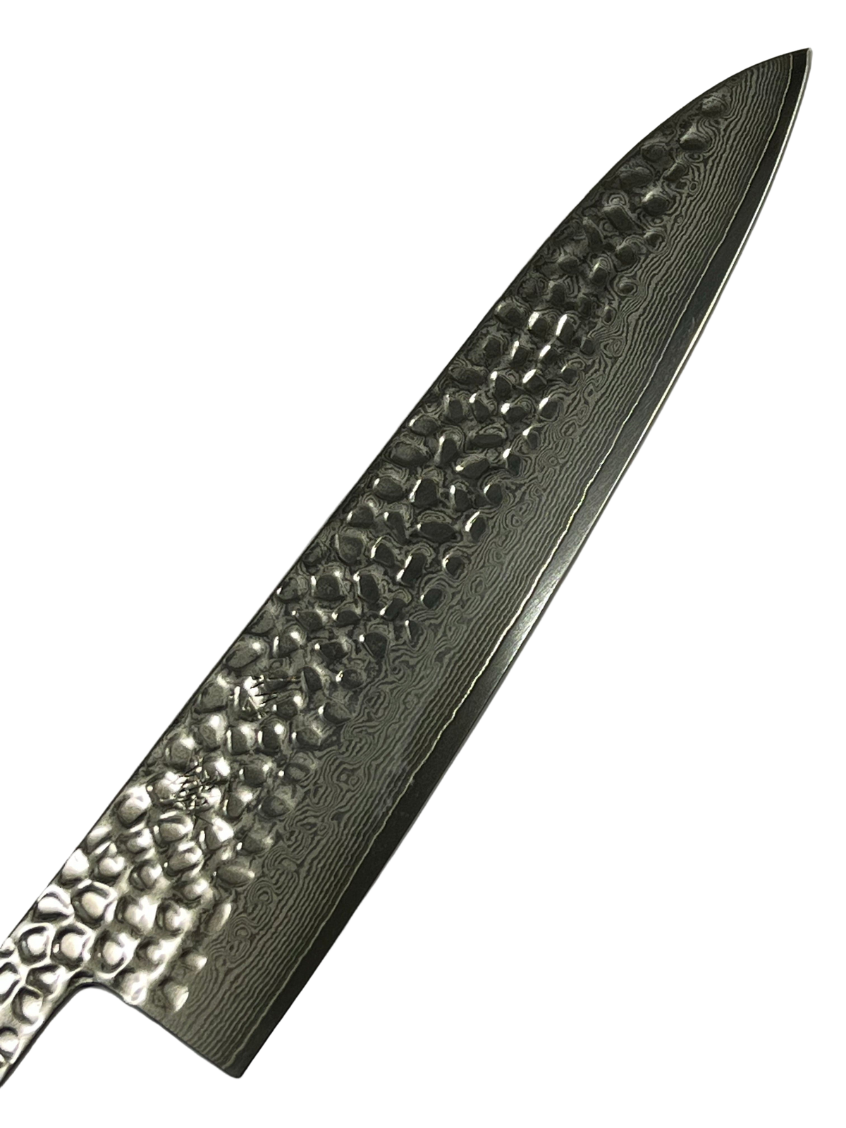 Lame de couteau japonaise forgée à la main Gyuto 210 VG10 Damas