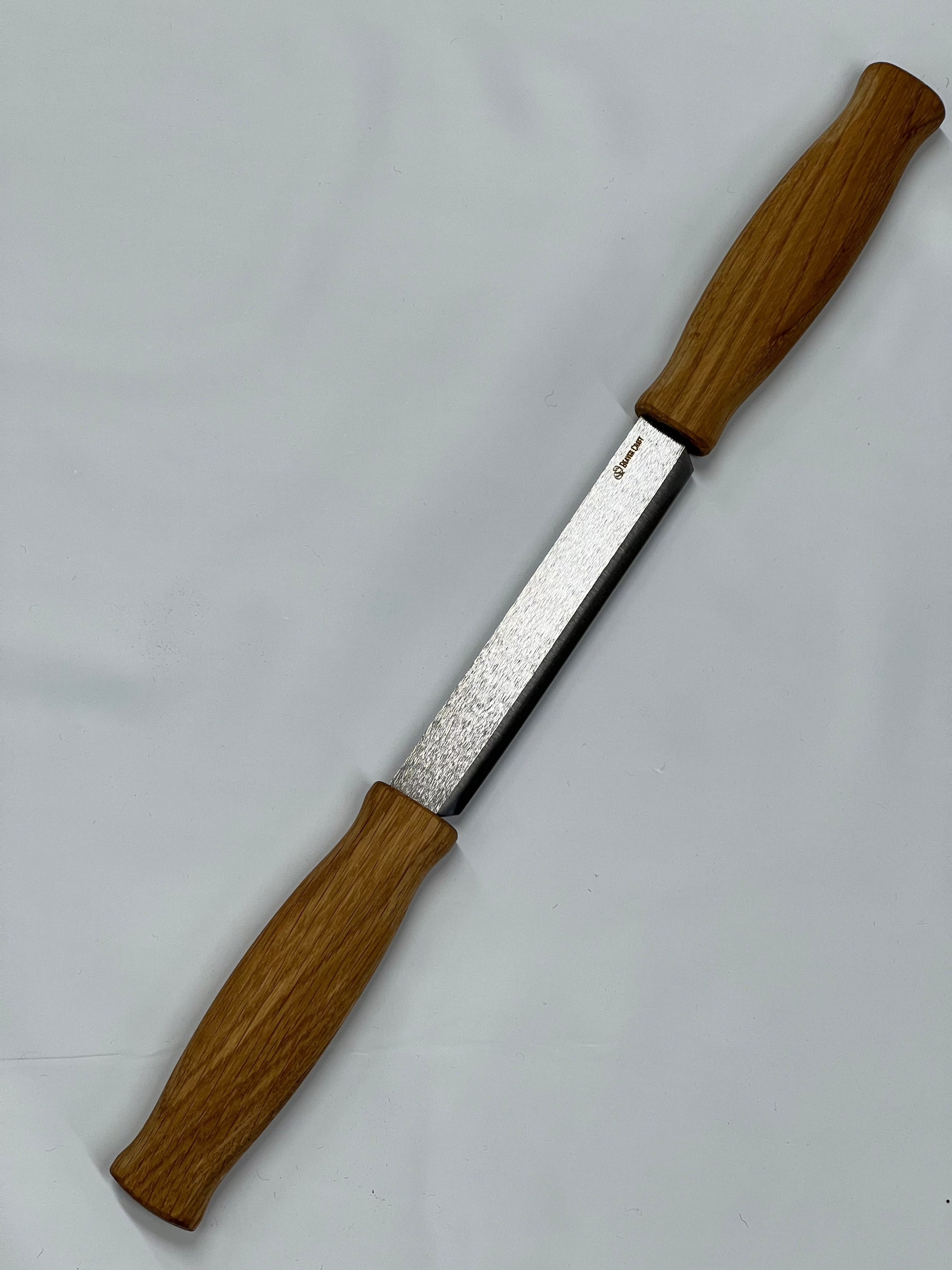 Couteau à sculpter 120 mm avec étui en cuir (DK1S)