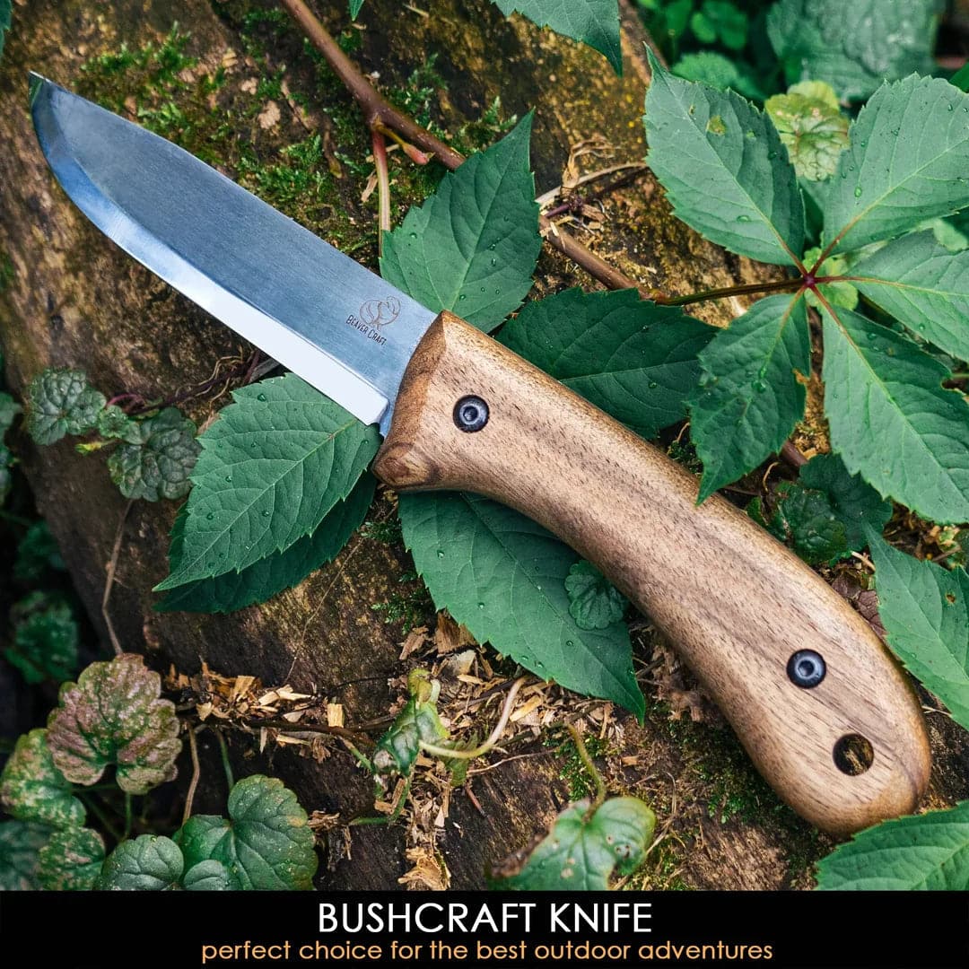 Couteau de bushcraft BSH2 Glacier avec étui