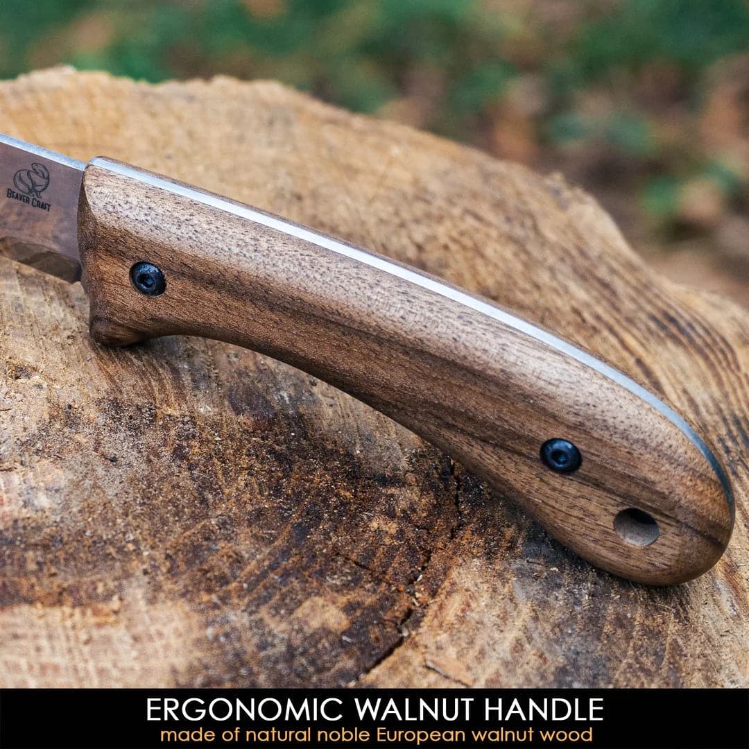 Couteau de bushcraft BSH2 Glacier avec étui
