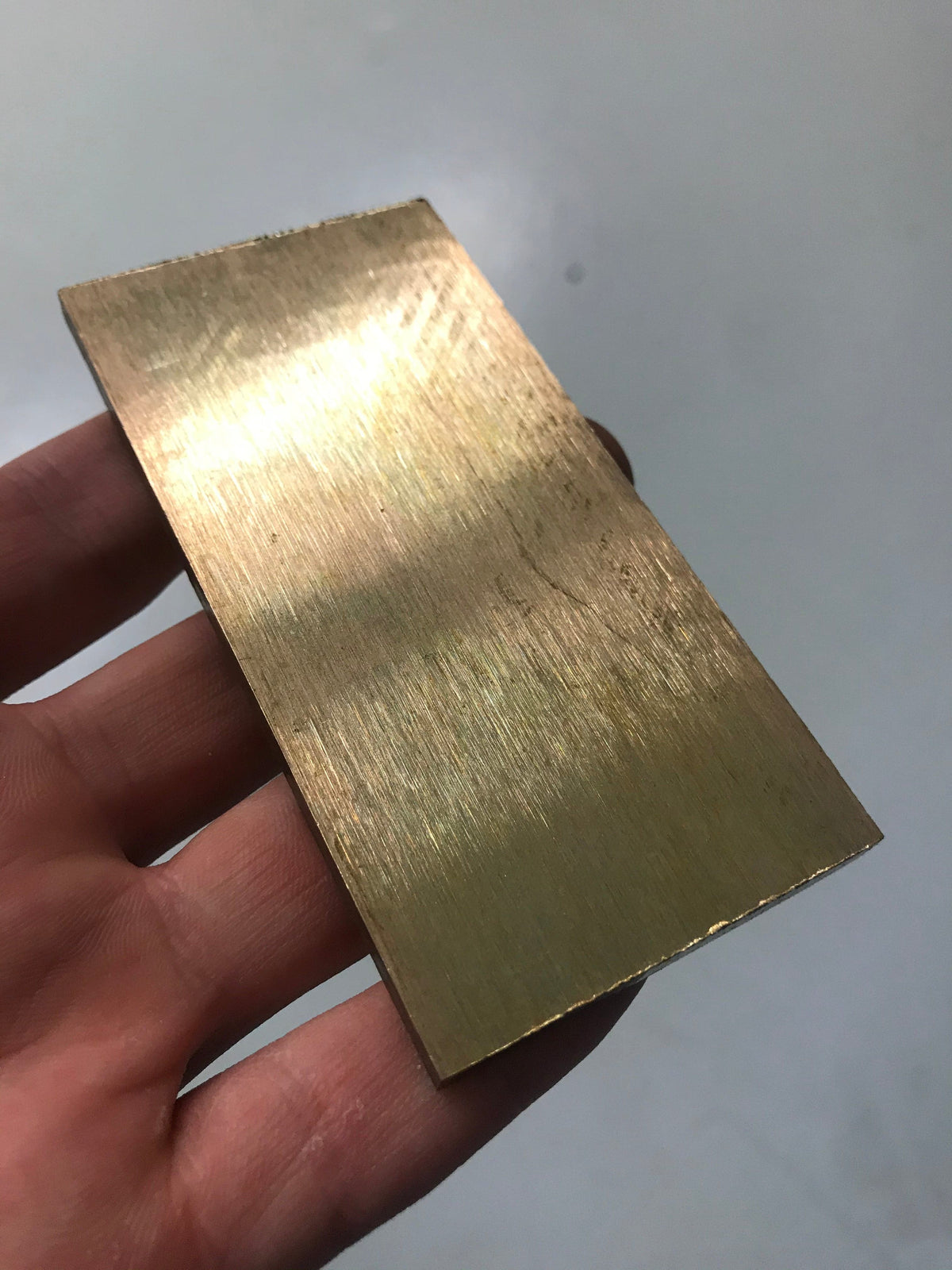 Plaque en bronze