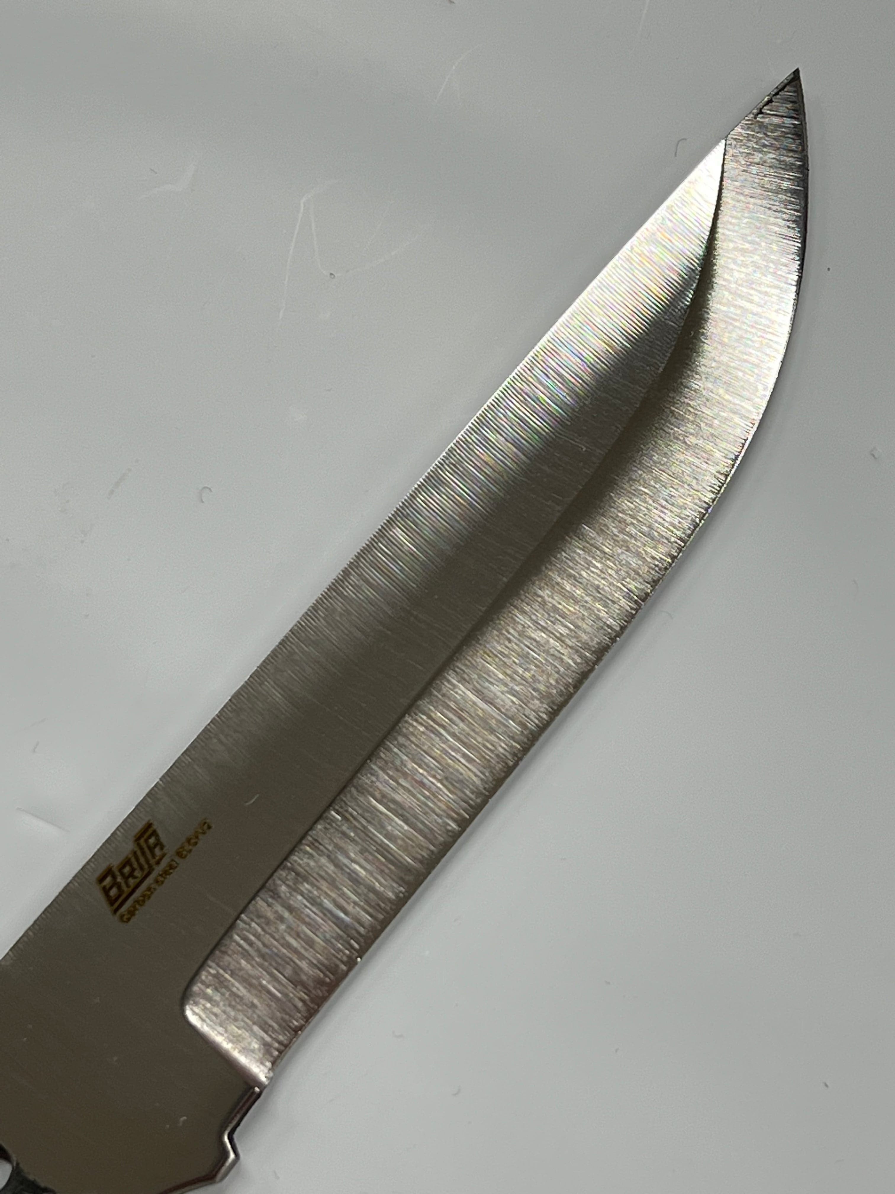 Lame de couteau Brisa Trooper 115 Scandi en acier au carbone 80CrV2