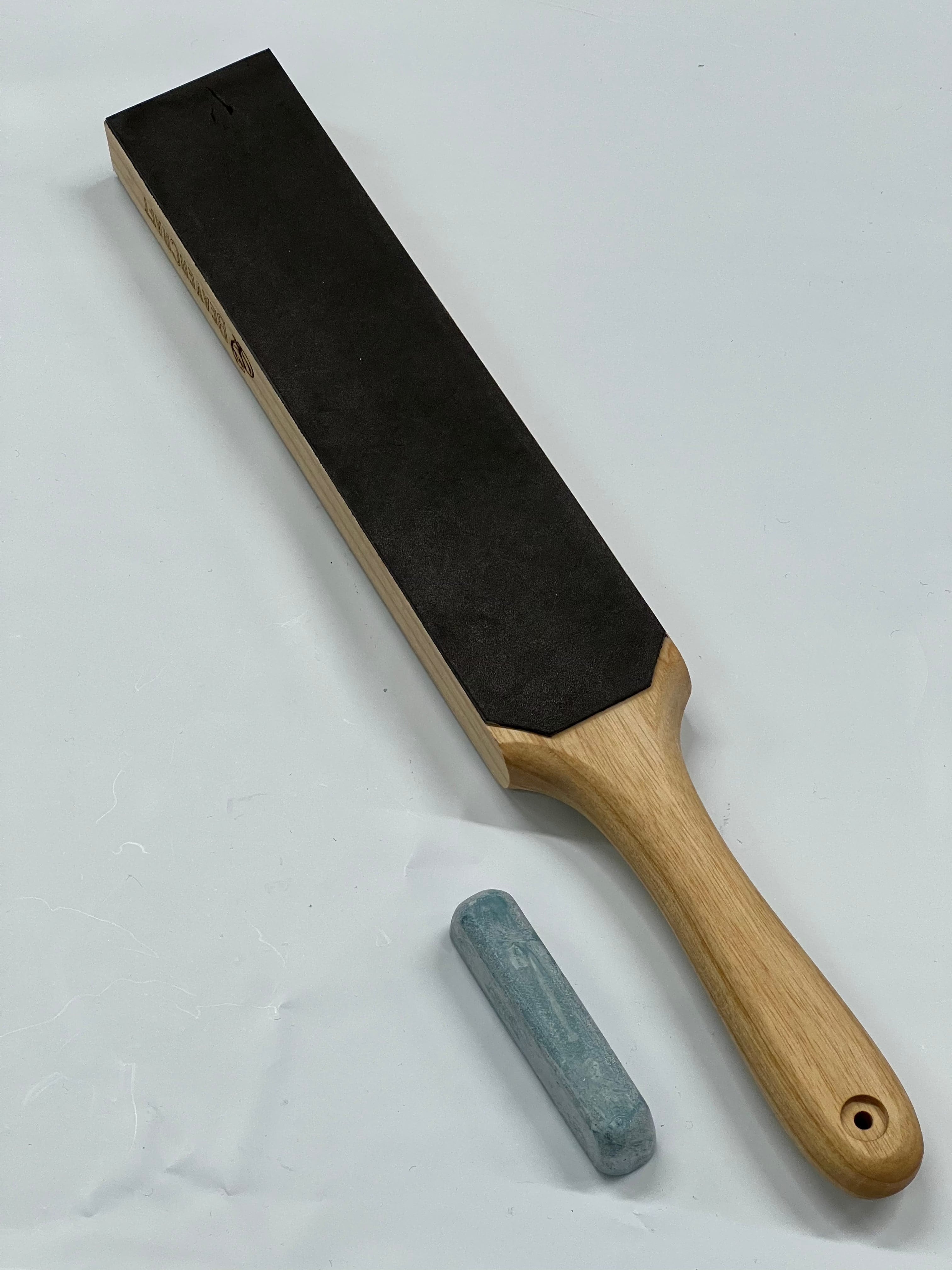 Cuir à affûter double face 220x50 avec pâte abrasive LS6P1