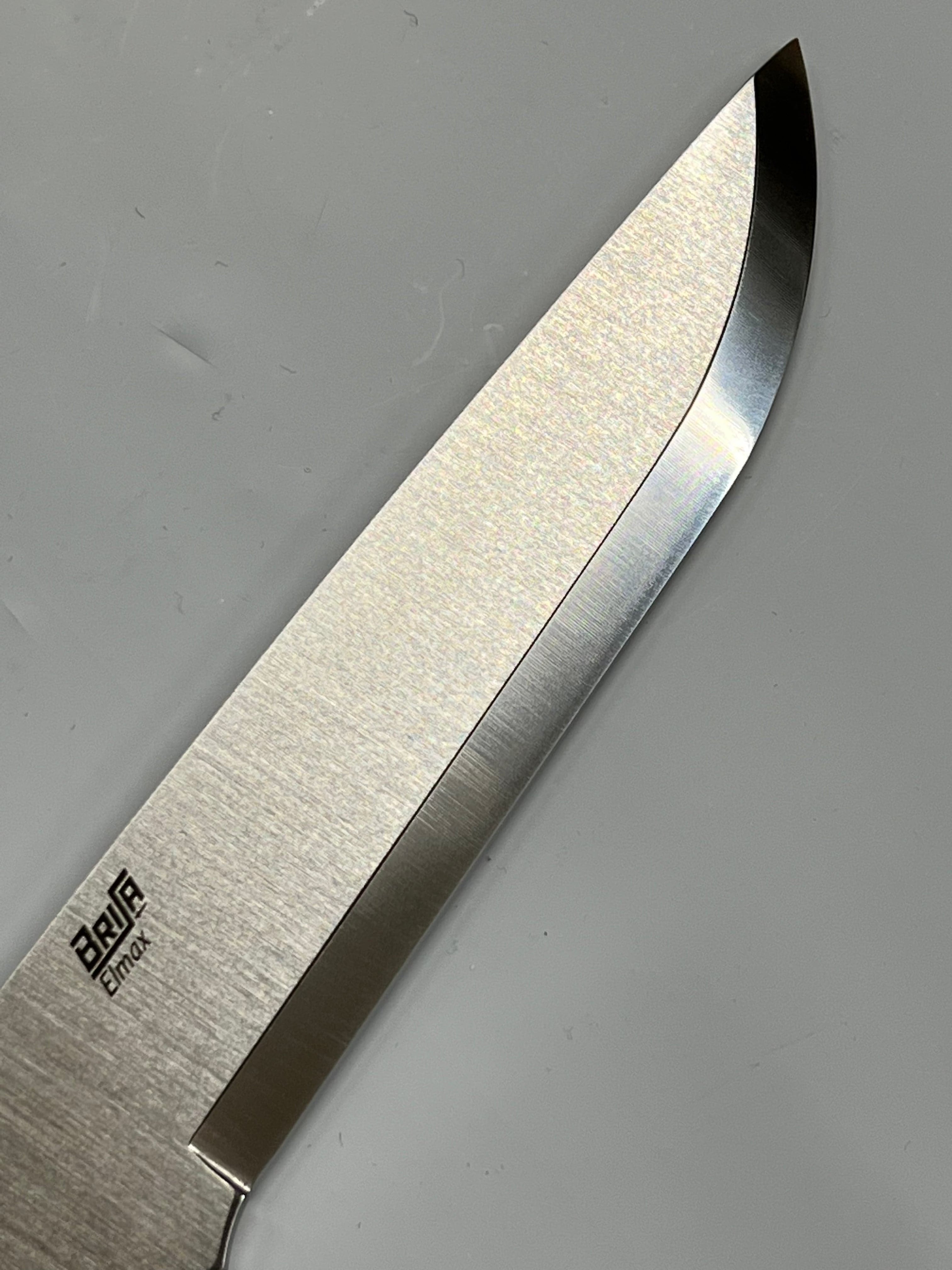 Lame de couteau Brisa Trapper 115 Scandi en acier inoxydable Elmax