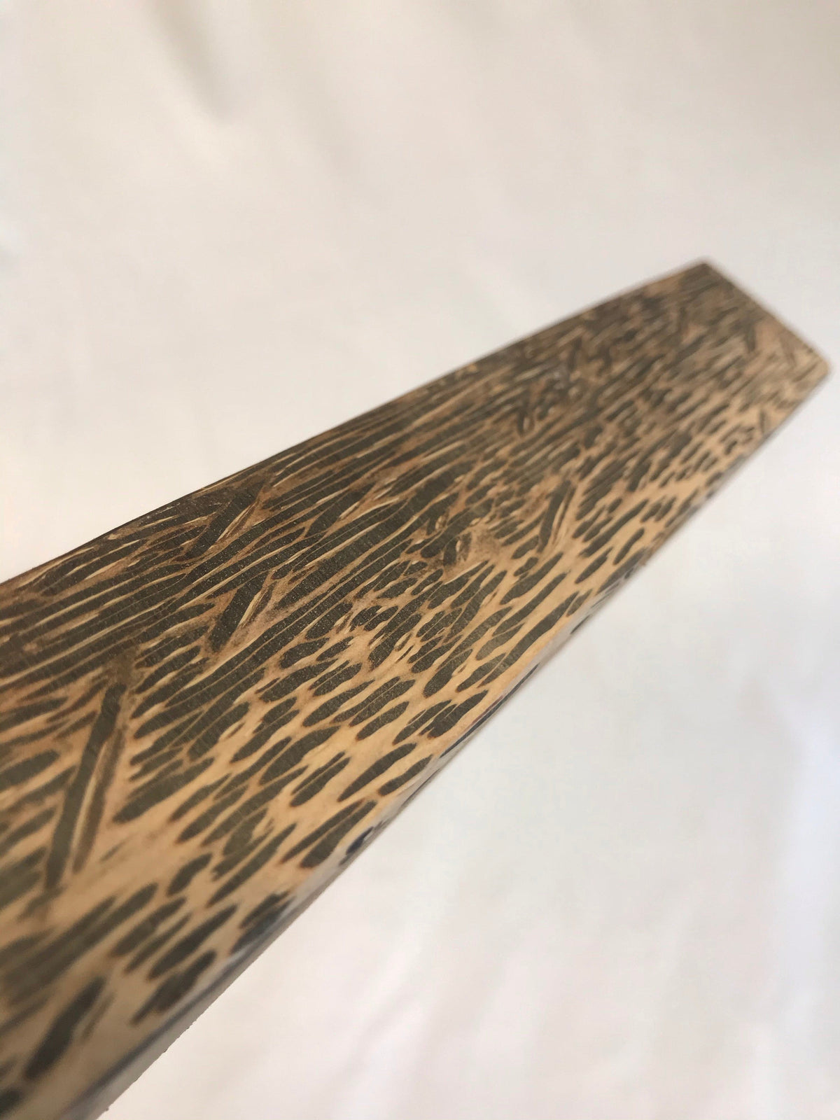 Manche en palmier noir 45 cm