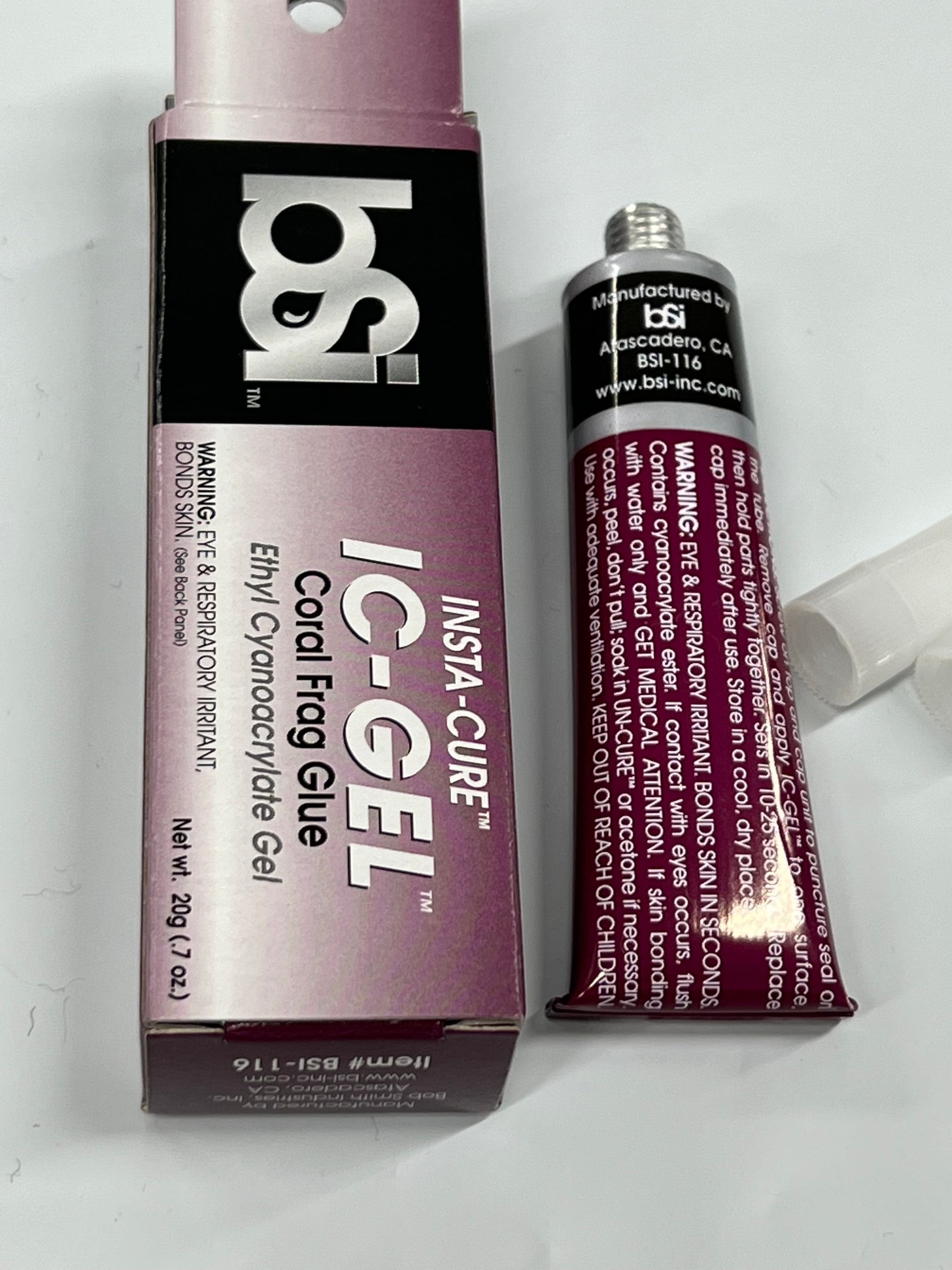 BSI IC-GEL Insta-Cure colle cyanoacrylate 20g/tube