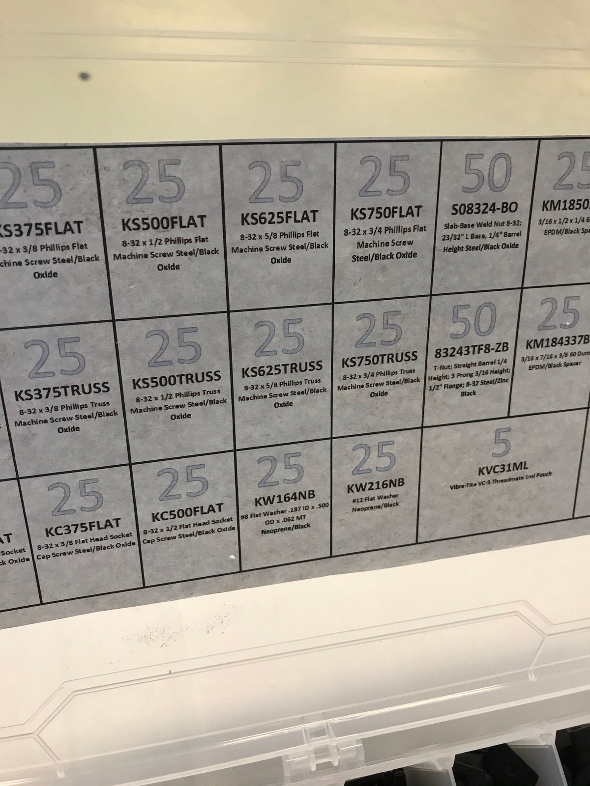 Matériel Kydex (sachets de recharge)
