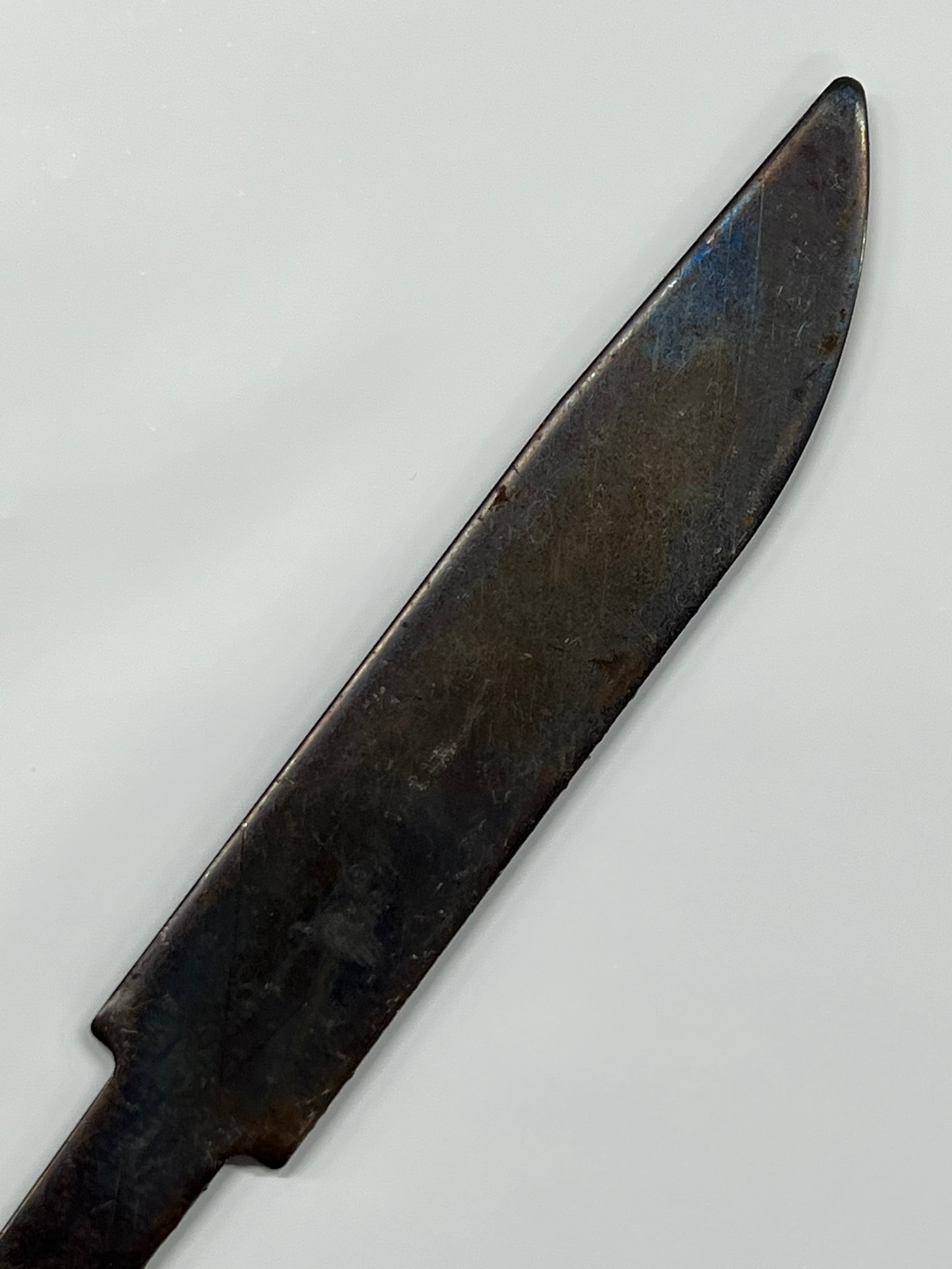 Ébauche de lame de couteau 90mm trempée non affûtée