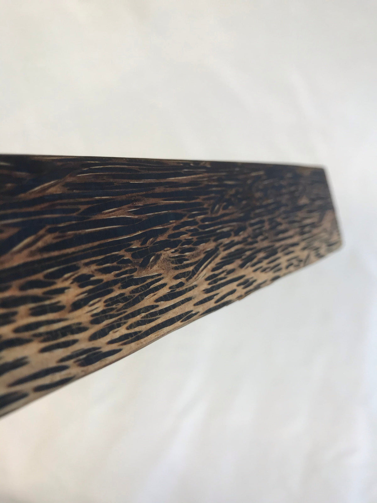 Manche en palmier noir 45 cm