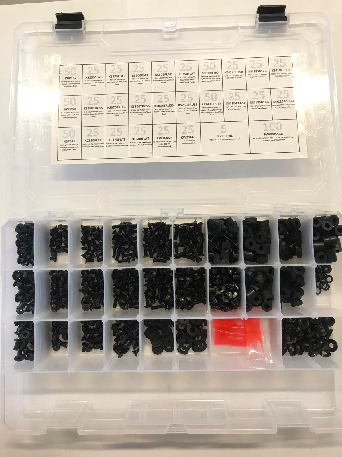 Kit de visserie pour étuis en Kydex