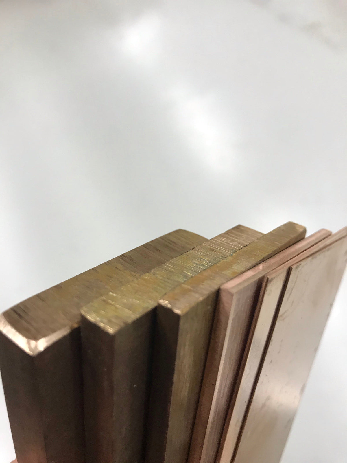 Plaque en bronze