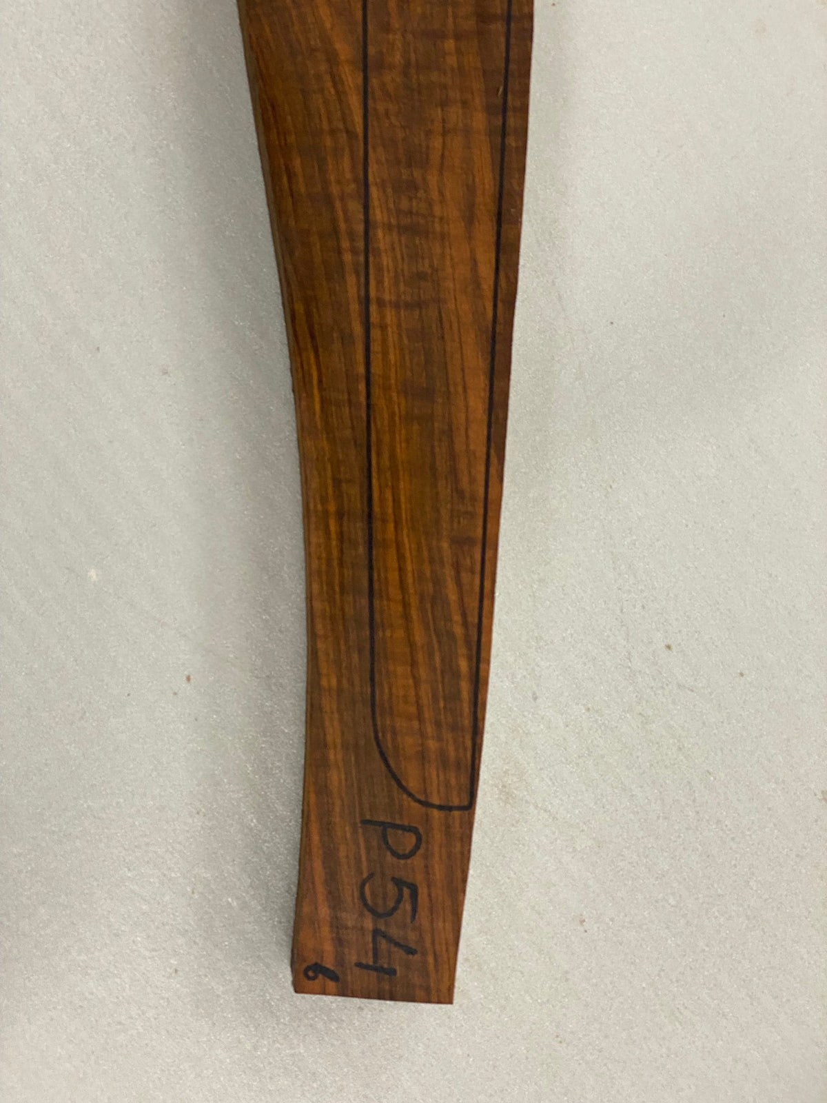 Ébauche de crosse de fusil en noyer turc grade 4 P-54