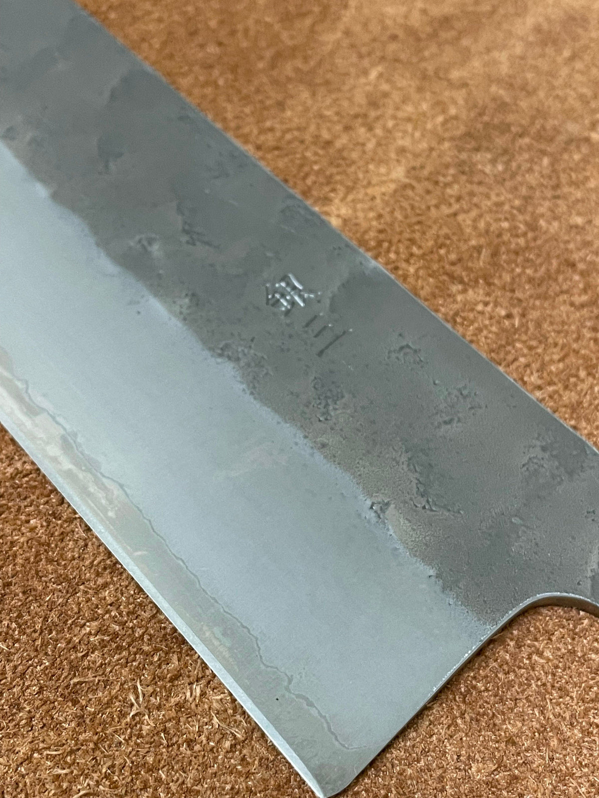 Lame de couteau japonaise forgée à la main Gyuto 240 Silver3