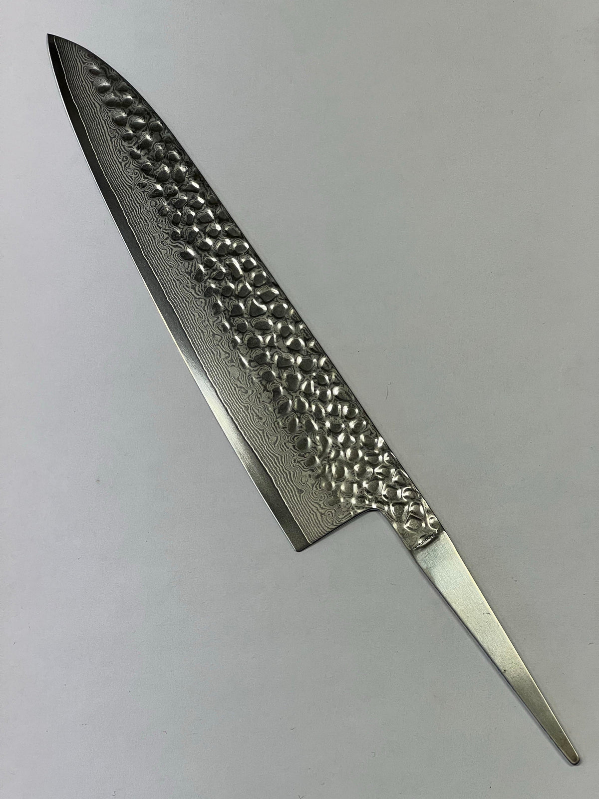Lame de couteau japonaise forgée à la main Gyuto 210 VG10 Damas