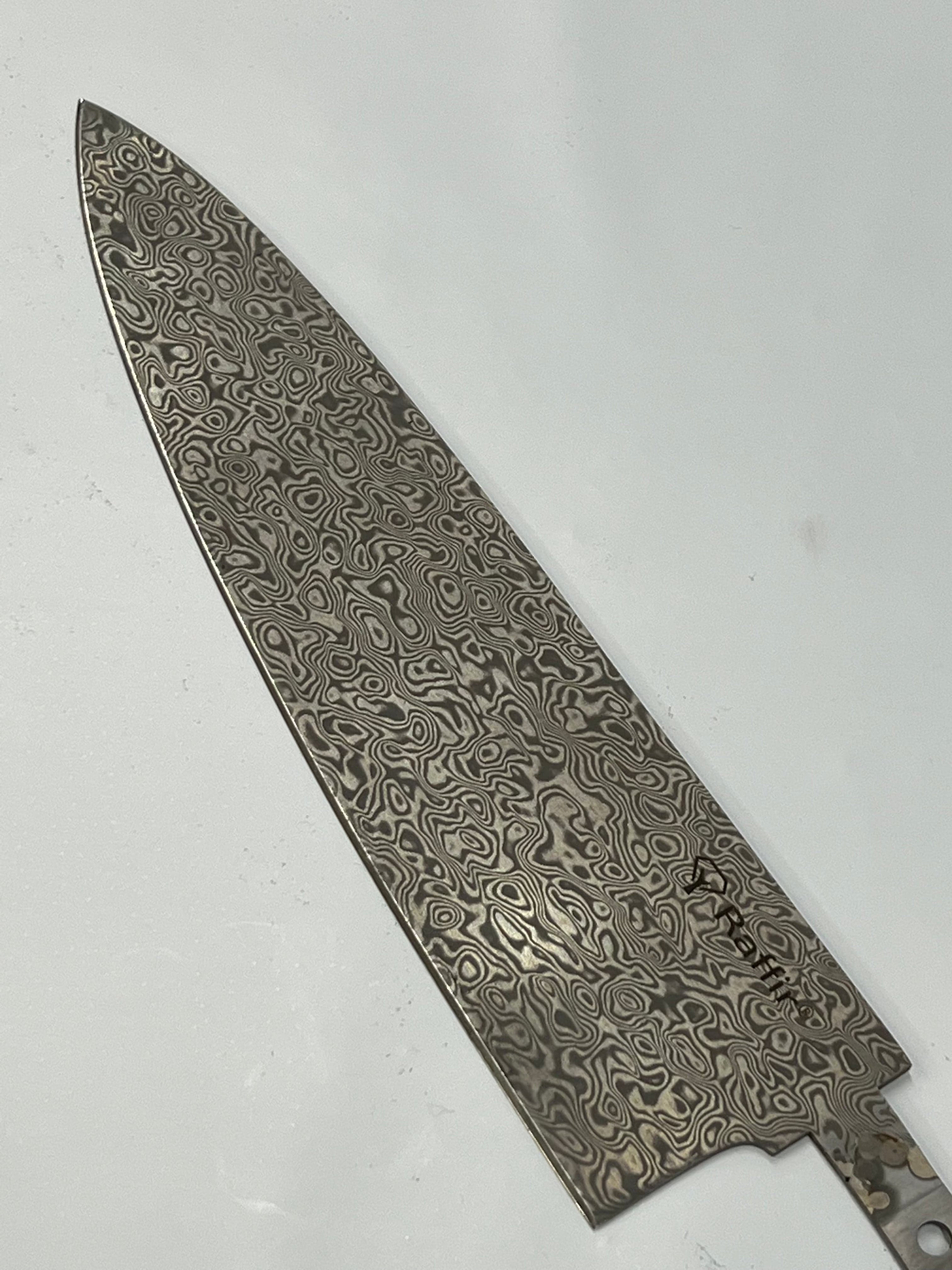 Couteau de cuisine scandinave en damas