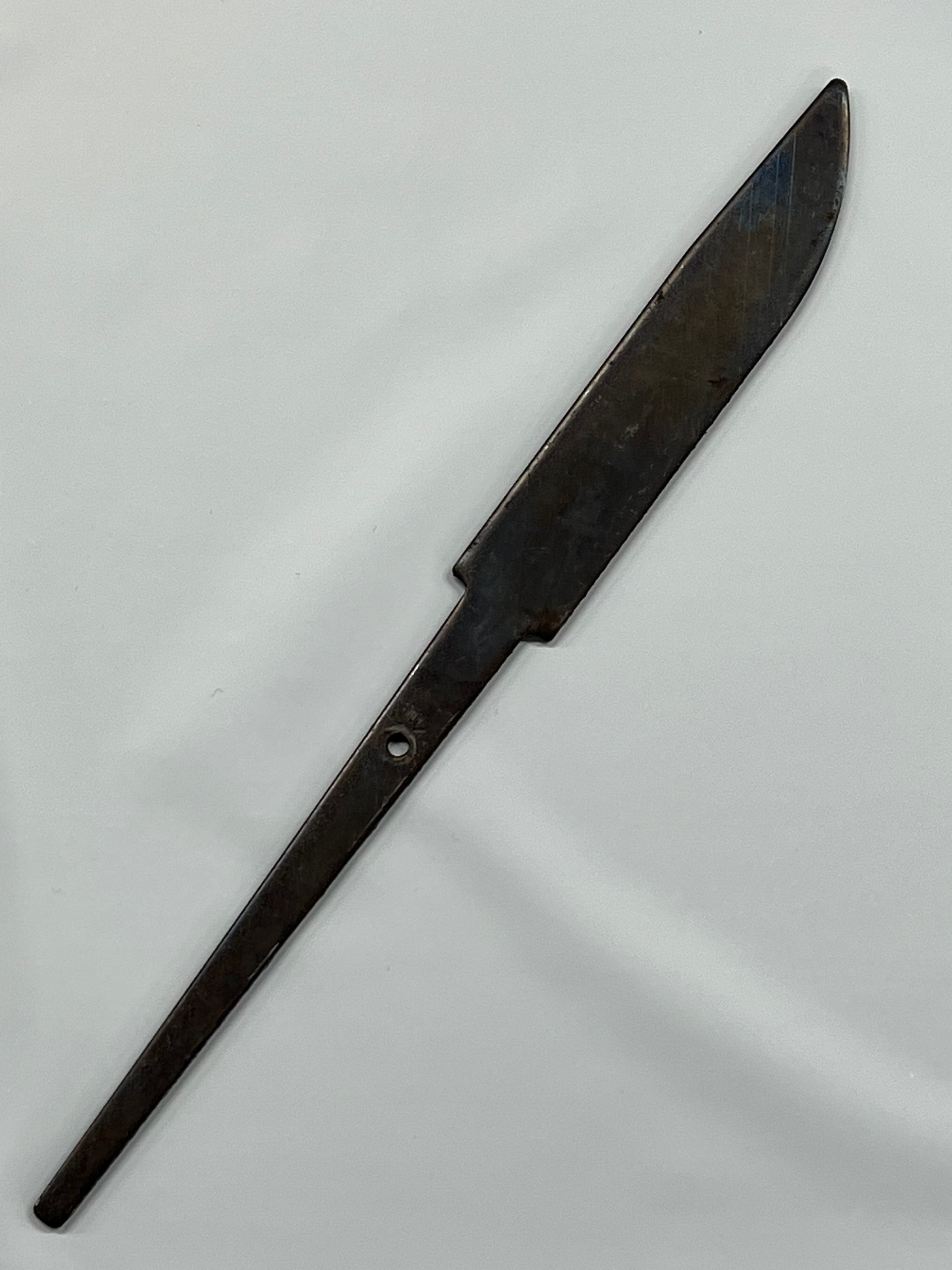 Ébauche de lame de couteau 90mm trempée non affûtée