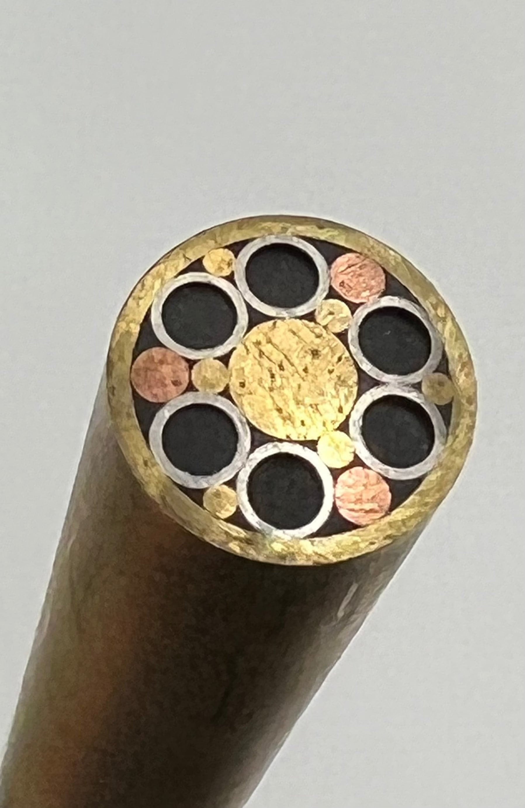 Broche mosaïque 9,5 mm Ornement de manche