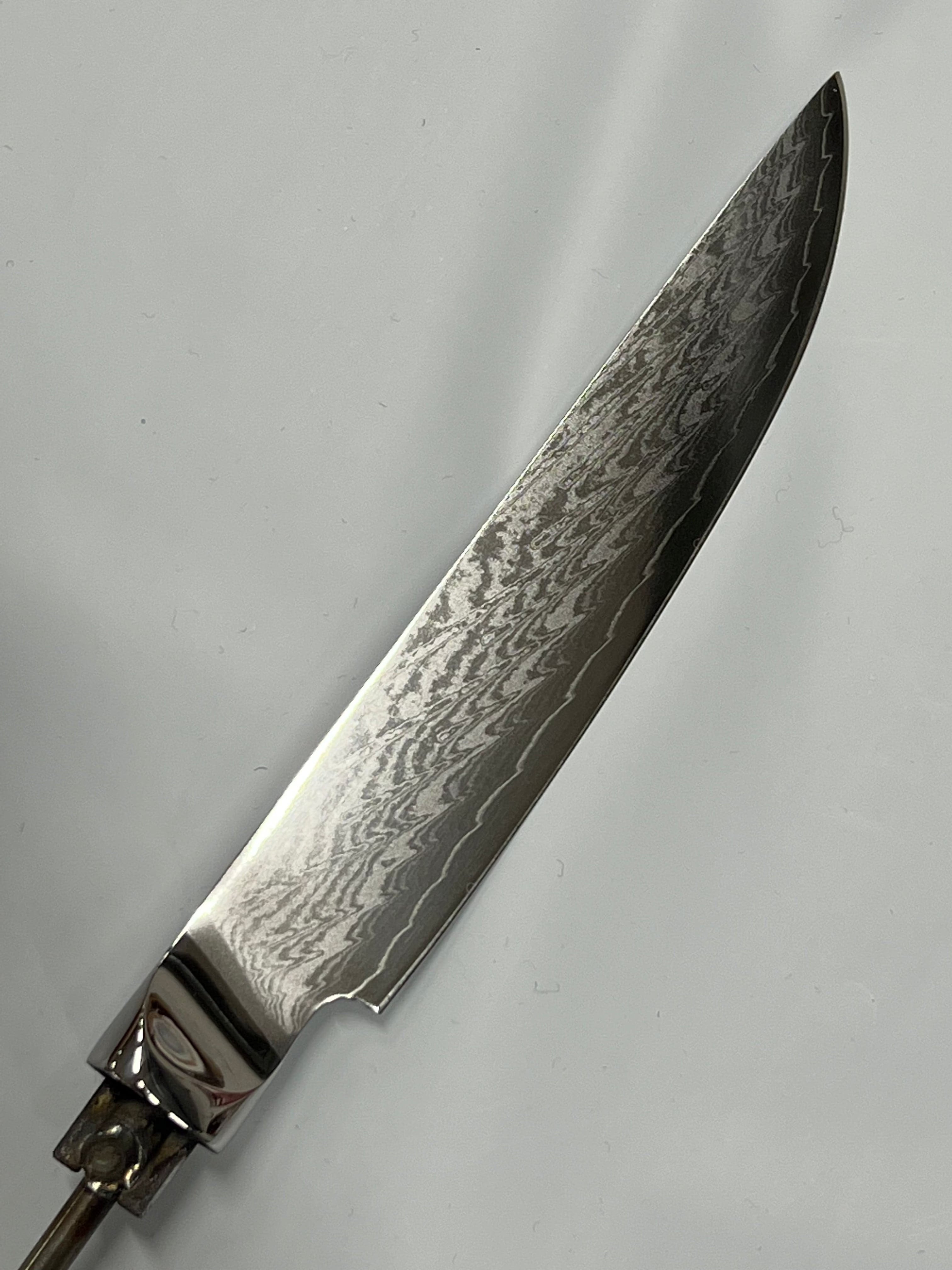 Lame de couteau à steak 5" (143 mm) - Couteau de chef damas AUS10