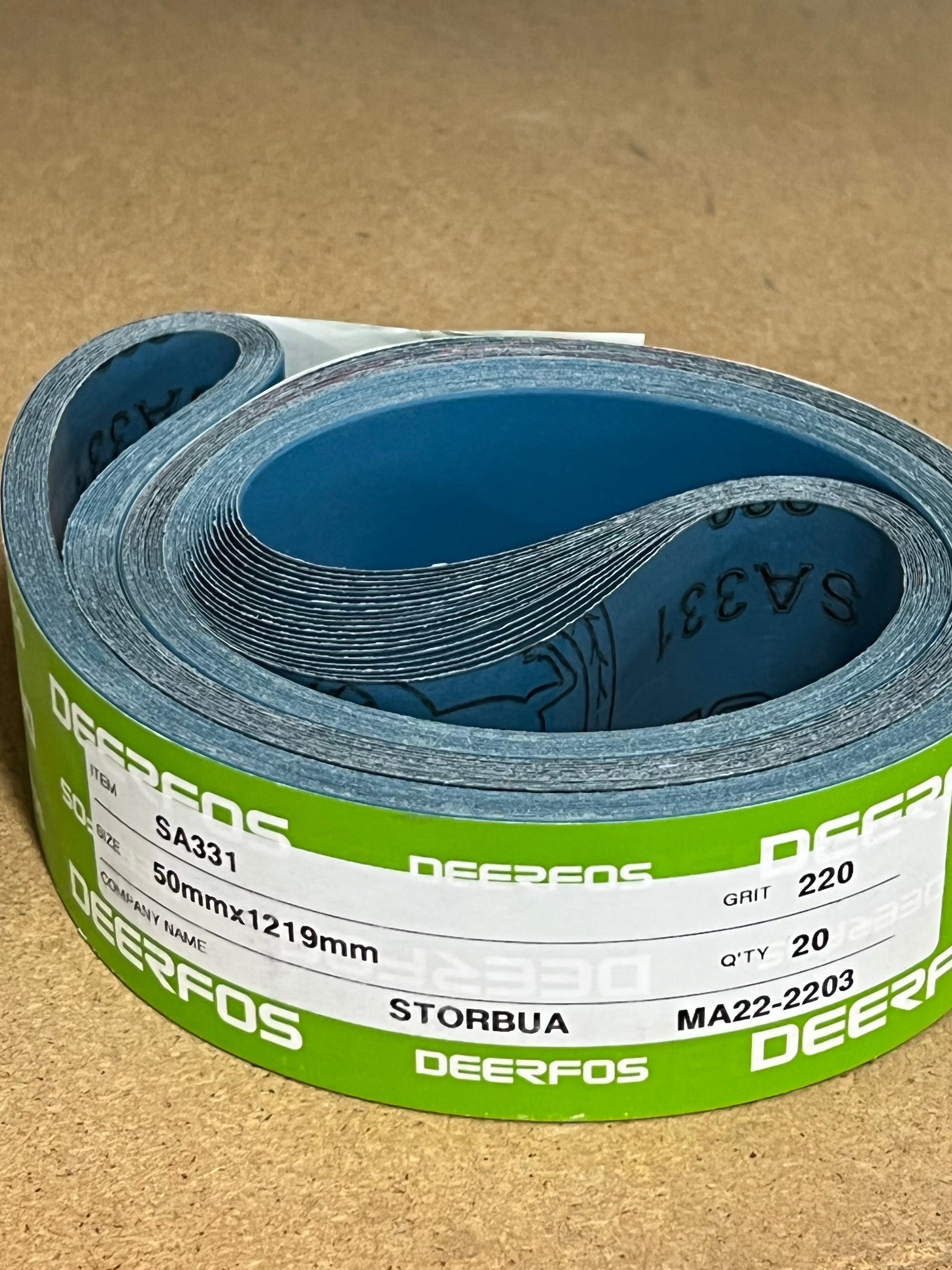 Bande abrasive 2x48" (50x1219 mm)